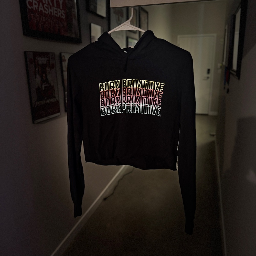 Crop Hoodie Tee